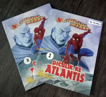 Serial Labah-Labah Merah : Diculik Ke Atlantis - 2 Jilid  (Karya Kus Bram)